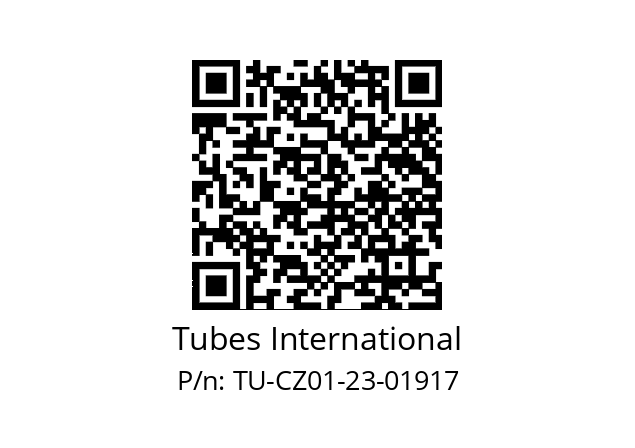   Tubes International TU-CZ01-23-01917