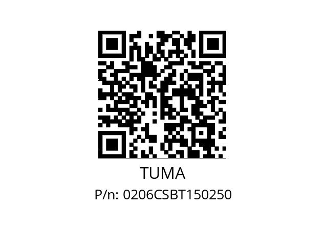   TUMA 0206CSBT150250