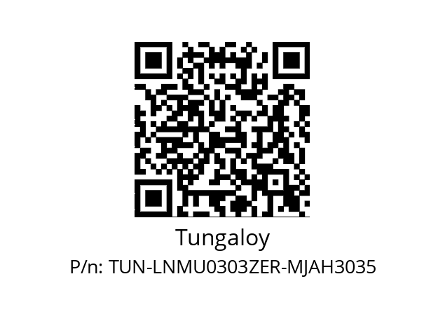   Tungaloy TUN-LNMU0303ZER-MJAH3035