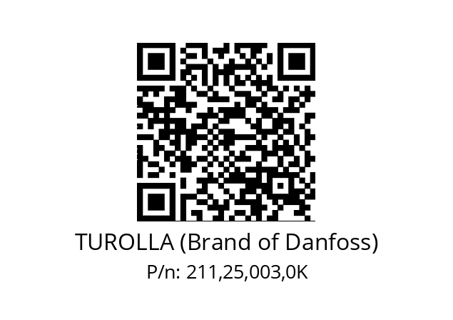   TUROLLA (Brand of Danfoss) 211,25,003,0K