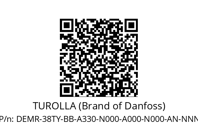   TUROLLA (Brand of Danfoss) DEMR-38TY-BB-A330-N000-A000-N000-AN-NNN