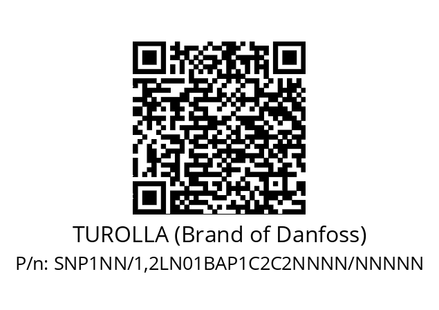   TUROLLA (Brand of Danfoss) SNP1NN/1,2LN01BAP1C2C2NNNN/NNNNN