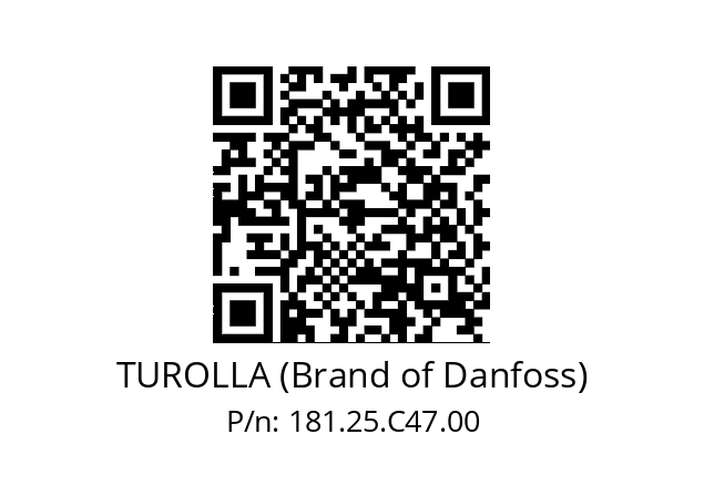   TUROLLA (Brand of Danfoss) 181.25.C47.00