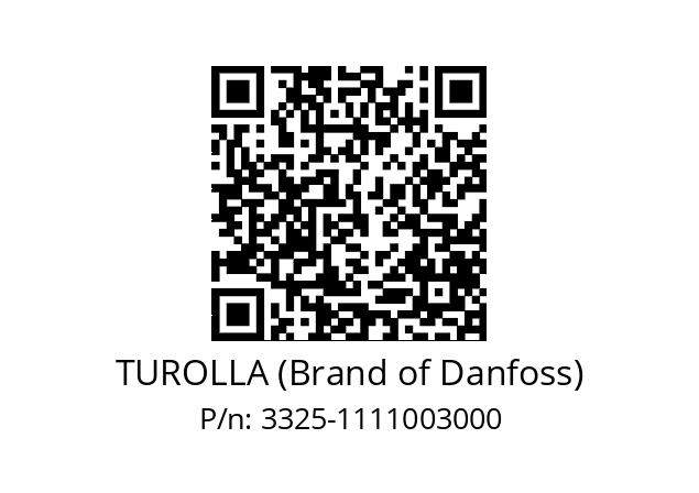   TUROLLA (Brand of Danfoss) 3325-1111003000