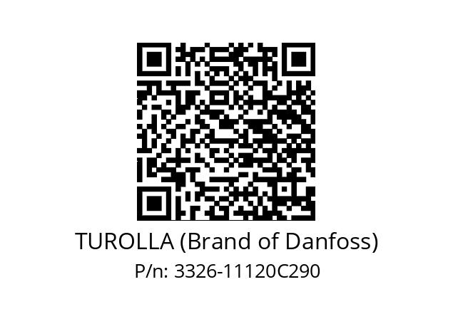  1112006900 TUROLLA (Brand of Danfoss) 3326-11120C290