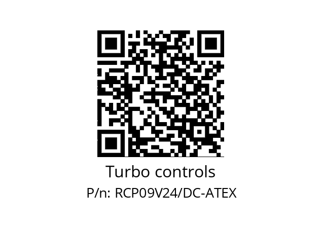   Turbo controls RCP09V24/DC-ATEX