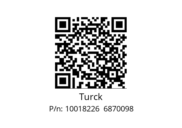   Turck 10018226  6870098