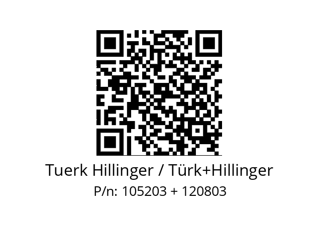   Tuerk Hillinger / Türk+Hillinger 105203 + 120803