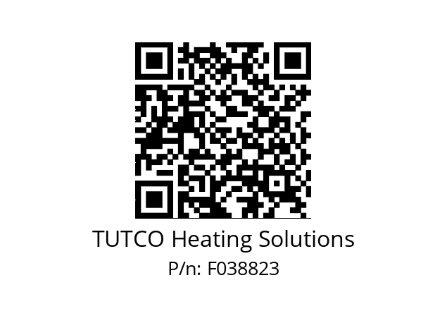   TUTCO Heating Solutions F038823