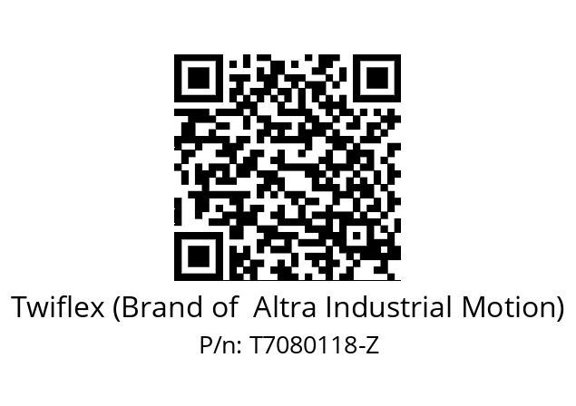   Twiflex (Brand of  Altra Industrial Motion) T7080118-Z