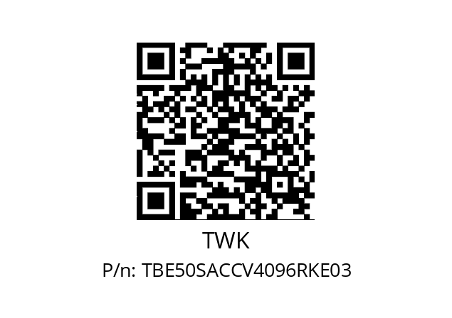   TWK TBE50SACCV4096RKE03