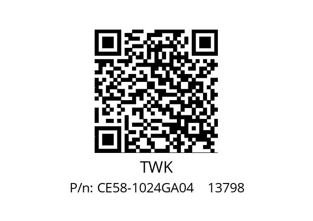   TWK CE58-1024GA04    13798