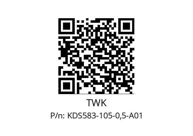   TWK KDS583-105-0,5-A01