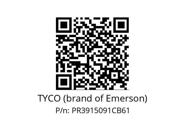   TYCO (brand of Emerson) PR3915091CB61