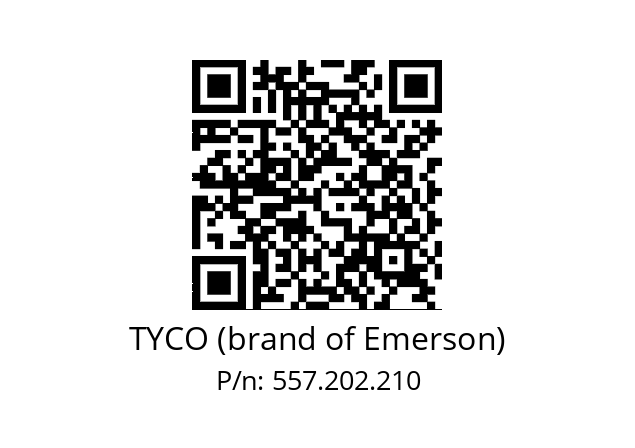   TYCO (brand of Emerson) 557.202.210