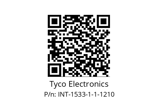   Tyco Electronics INT-1533-1-1-1210