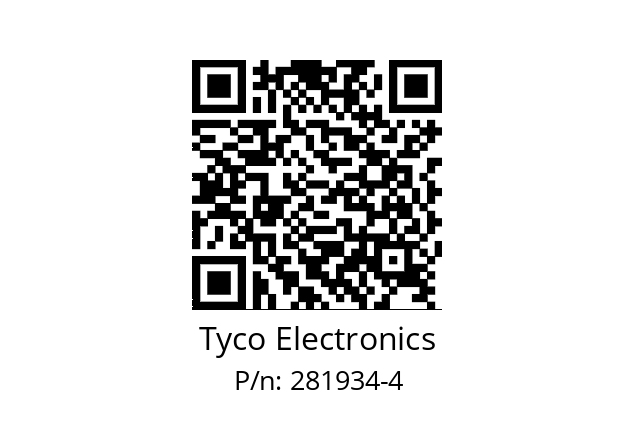   Tyco Electronics 281934-4