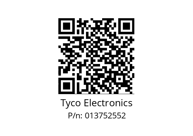   Tyco Electronics 013752552