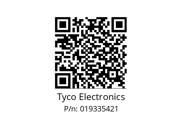   Tyco Electronics 019335421