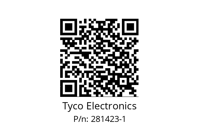   Tyco Electronics 281423-1