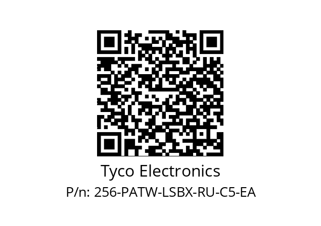   Tyco Electronics 256-PATW-LSBX-RU-C5-EA