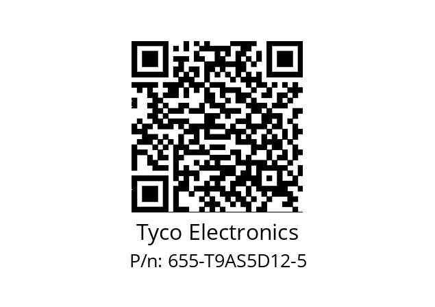   Tyco Electronics 655-T9AS5D12-5