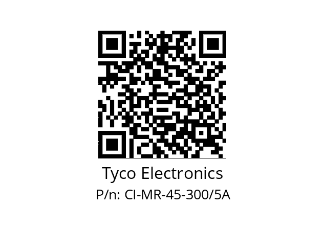   Tyco Electronics CI-MR-45-300/5A