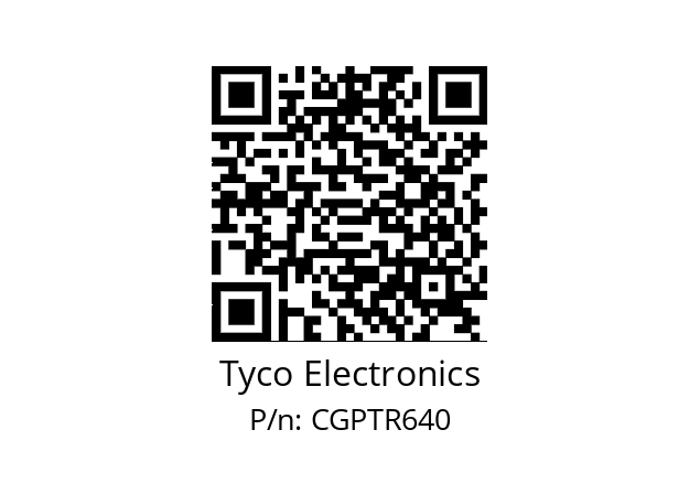   Tyco Electronics CGPTR640