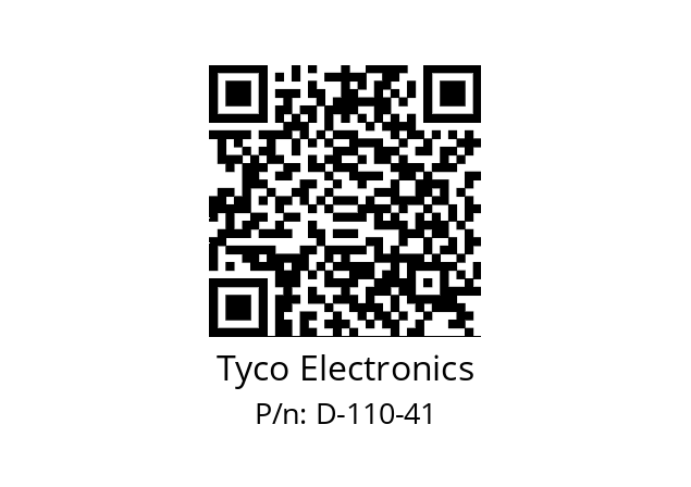   Tyco Electronics D-110-41