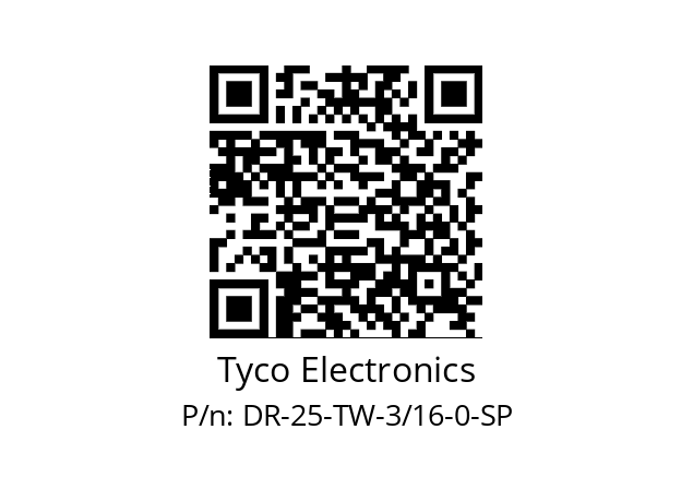   Tyco Electronics DR-25-TW-3/16-0-SP