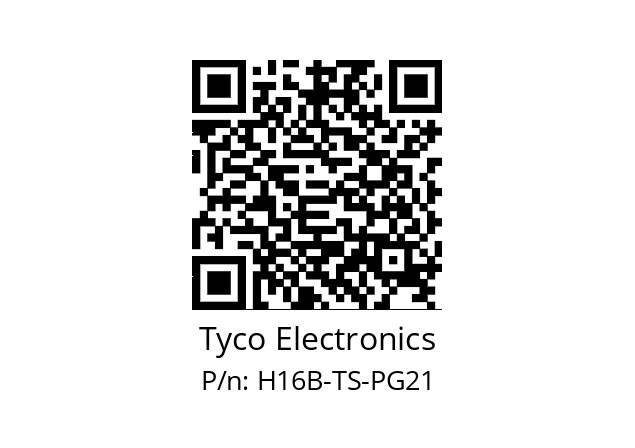   Tyco Electronics H16B-TS-PG21