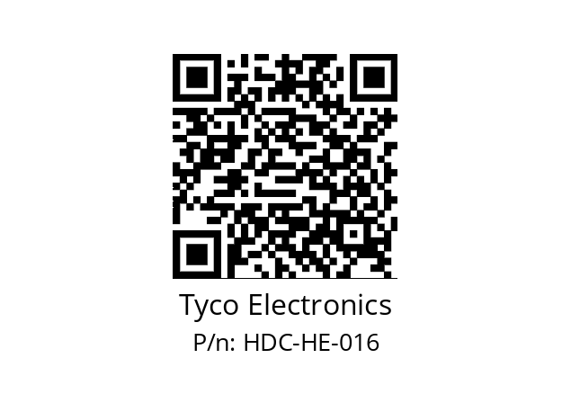   Tyco Electronics HDC-HE-016