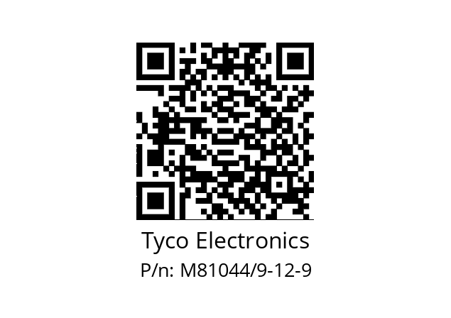   Tyco Electronics M81044/9-12-9