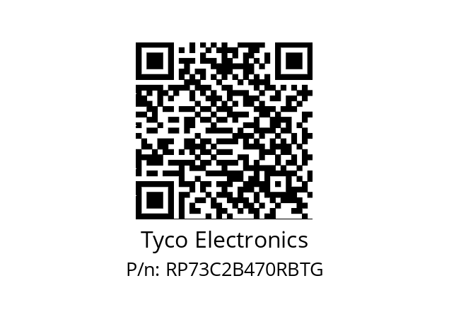   Tyco Electronics RP73C2B470RBTG