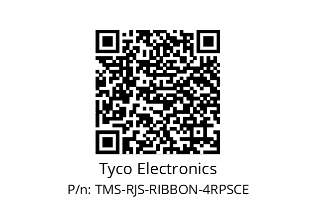   Tyco Electronics TMS-RJS-RIBBON-4RPSCE