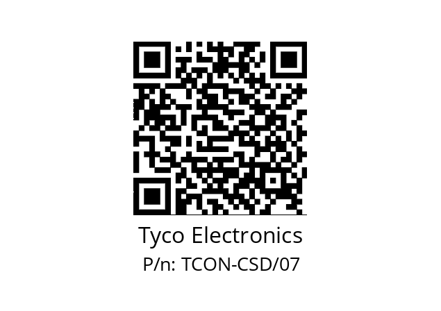   Tyco Electronics TCON-CSD/07