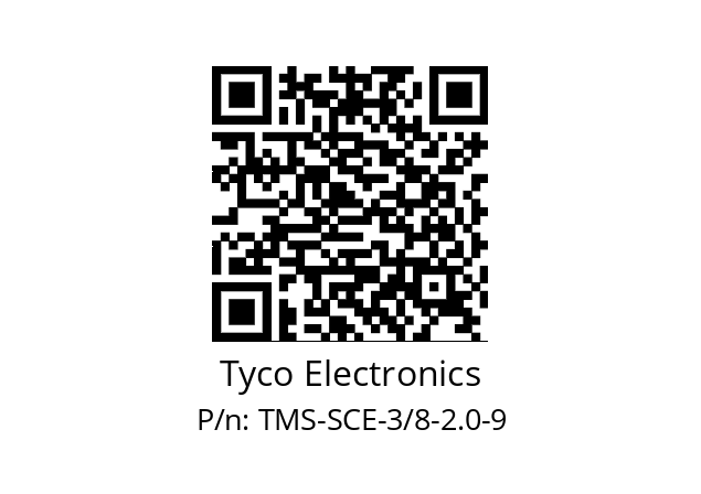   Tyco Electronics TMS-SCE-3/8-2.0-9