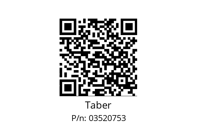   Taber 03520753