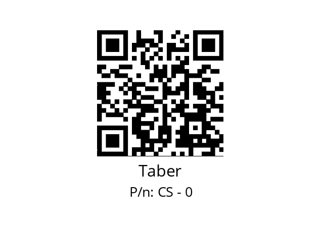   Taber CS - 0