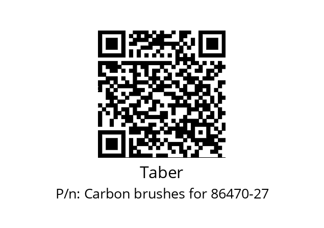   Taber Carbon brushes for 86470-27