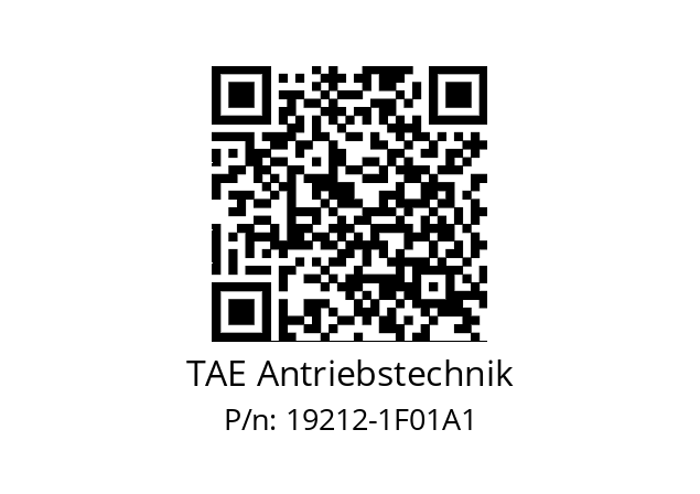   TAE Antriebstechnik 19212-1F01A1