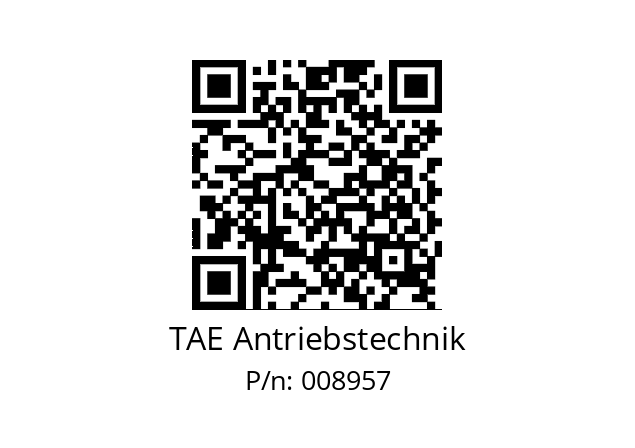   TAE Antriebstechnik 008957