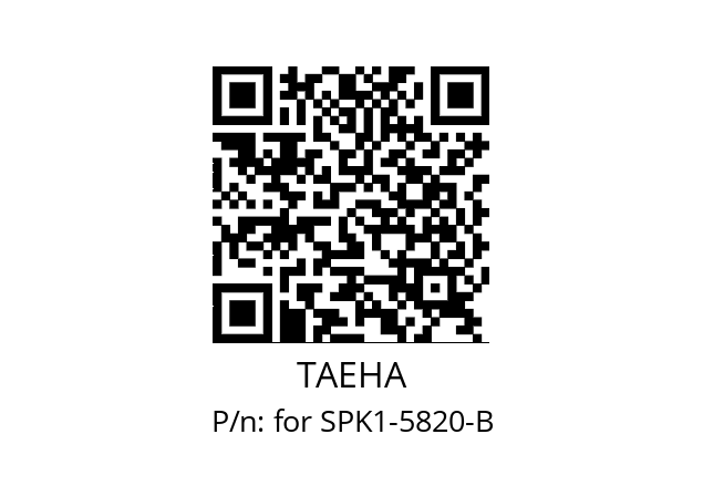   TAEHA for SPK1-5820-B