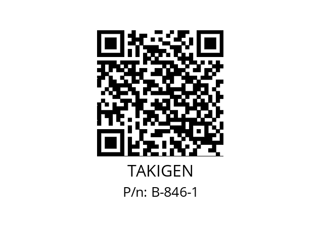   TAKIGEN B-846-1