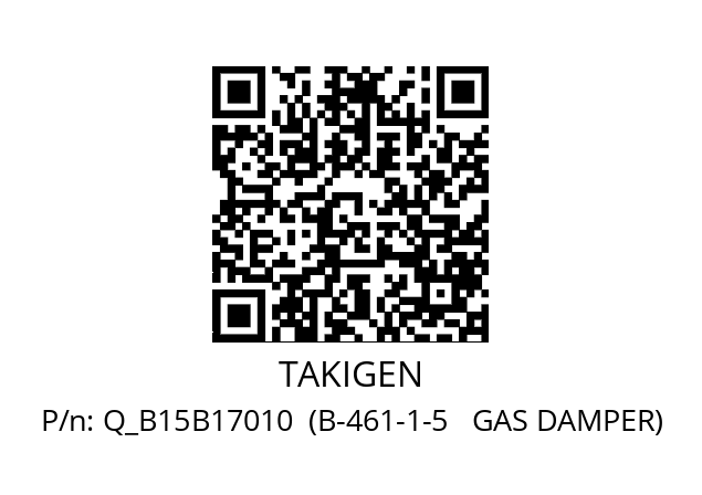   TAKIGEN Q_B15B17010  (B-461-1-5   GAS DAMPER)