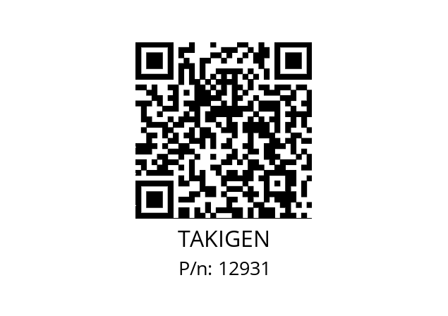   TAKIGEN 12931