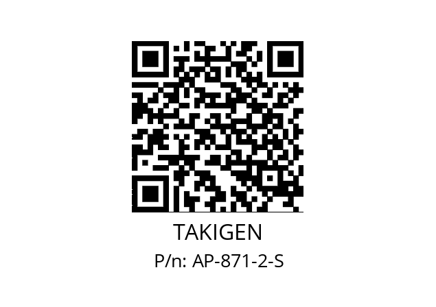   TAKIGEN AP-871-2-S