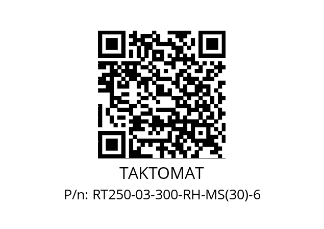   TAKTOMAT RT250-03-300-RH-MS(30)-6