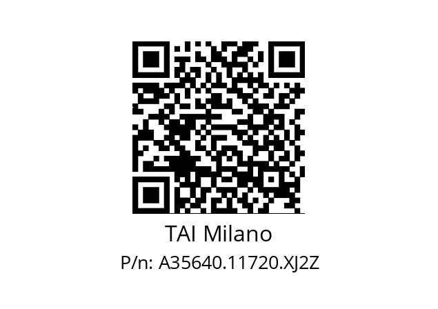   TAI Milano A35640.11720.XJ2Z