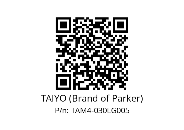   TAIYO (Brand of Parker) TAM4-030LG005